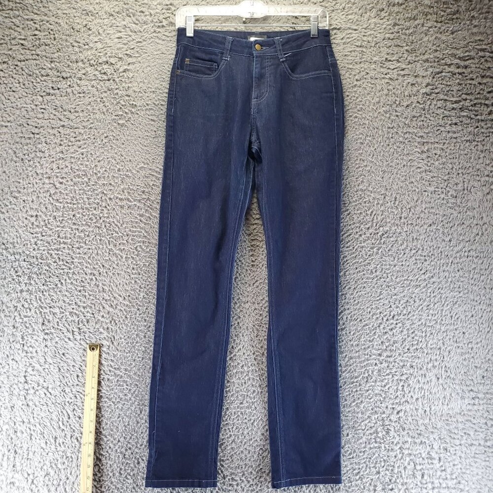 Apparel Collection Jeans Womens 28 Blue Stretch Denim Mid Rise Straight